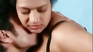 Desi Tamil bhabhi gets oral care from a group