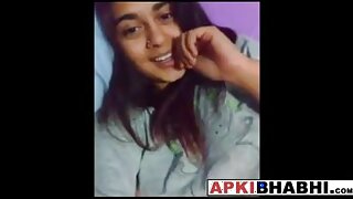 Super-cute Indian cam girl flaunts her goods, including juicy tits and a mouthwatering cunt, in a hot truck-themed scene.