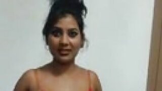 Desi hottie submits to BDSM, strips down